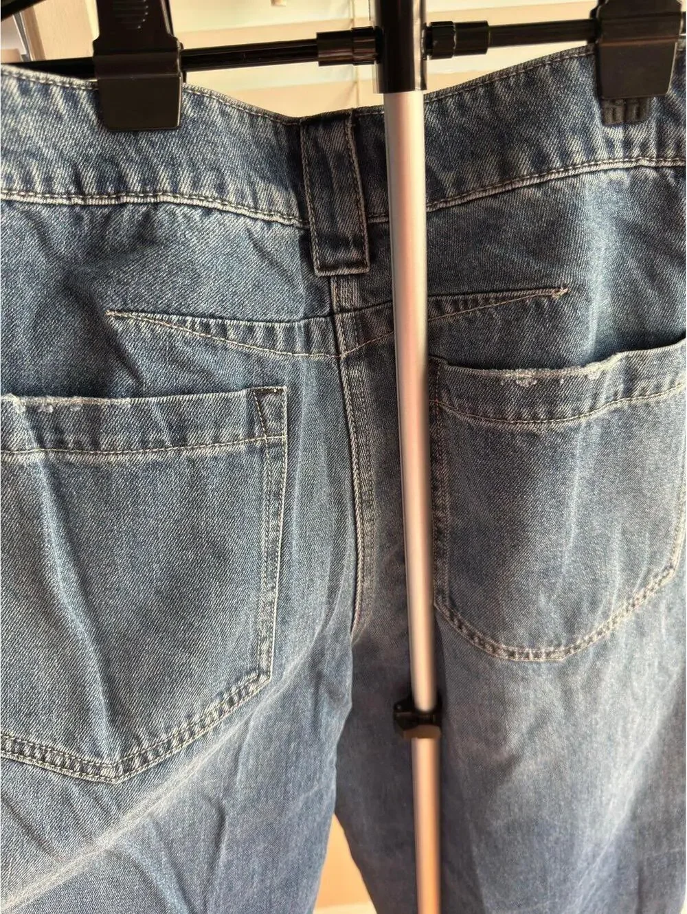 Saint Art Amber Denim Pants Ashbury Wash Wide Leg Baggy Blue Jeans Women’s S NWT